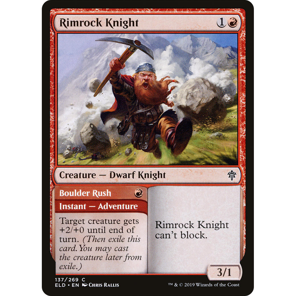 Rimrock Knight (ELD-137) - Throne of Eldraine Foil