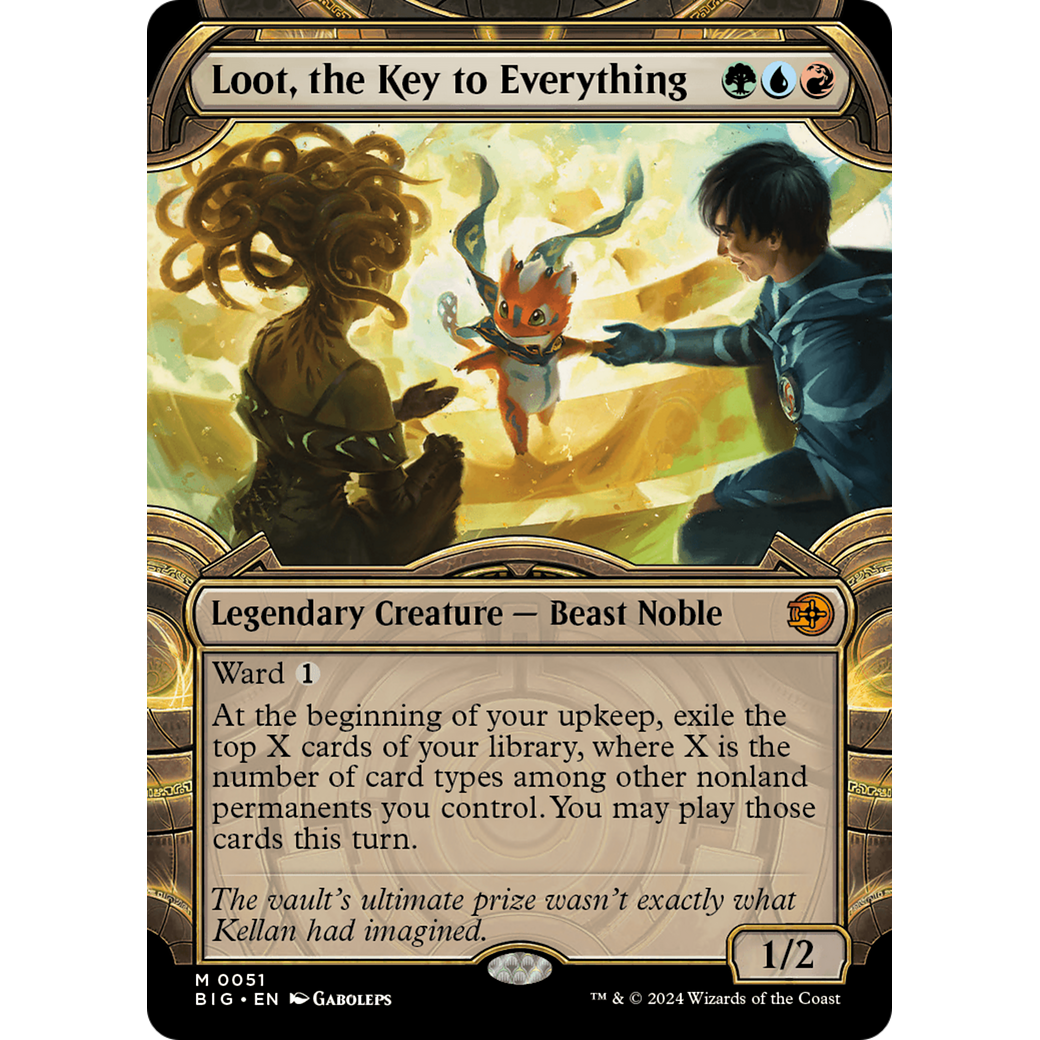 Loot, the Key to Everything (Showcase) (BIG-051) - The Big Score: (Showcase)