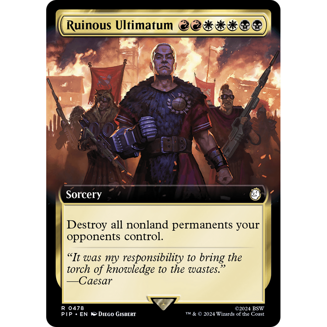 Ruinous Ultimatum (PIP-478) - Fallout: (Extended Art) Foil