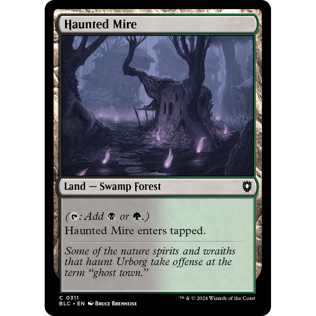 Haunted Mire (BLC-311) - Bloomburrow Commander