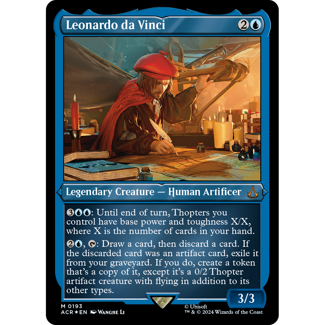 Leonardo da Vinci (ACR-193) - Assassin's Creed Etched Foil