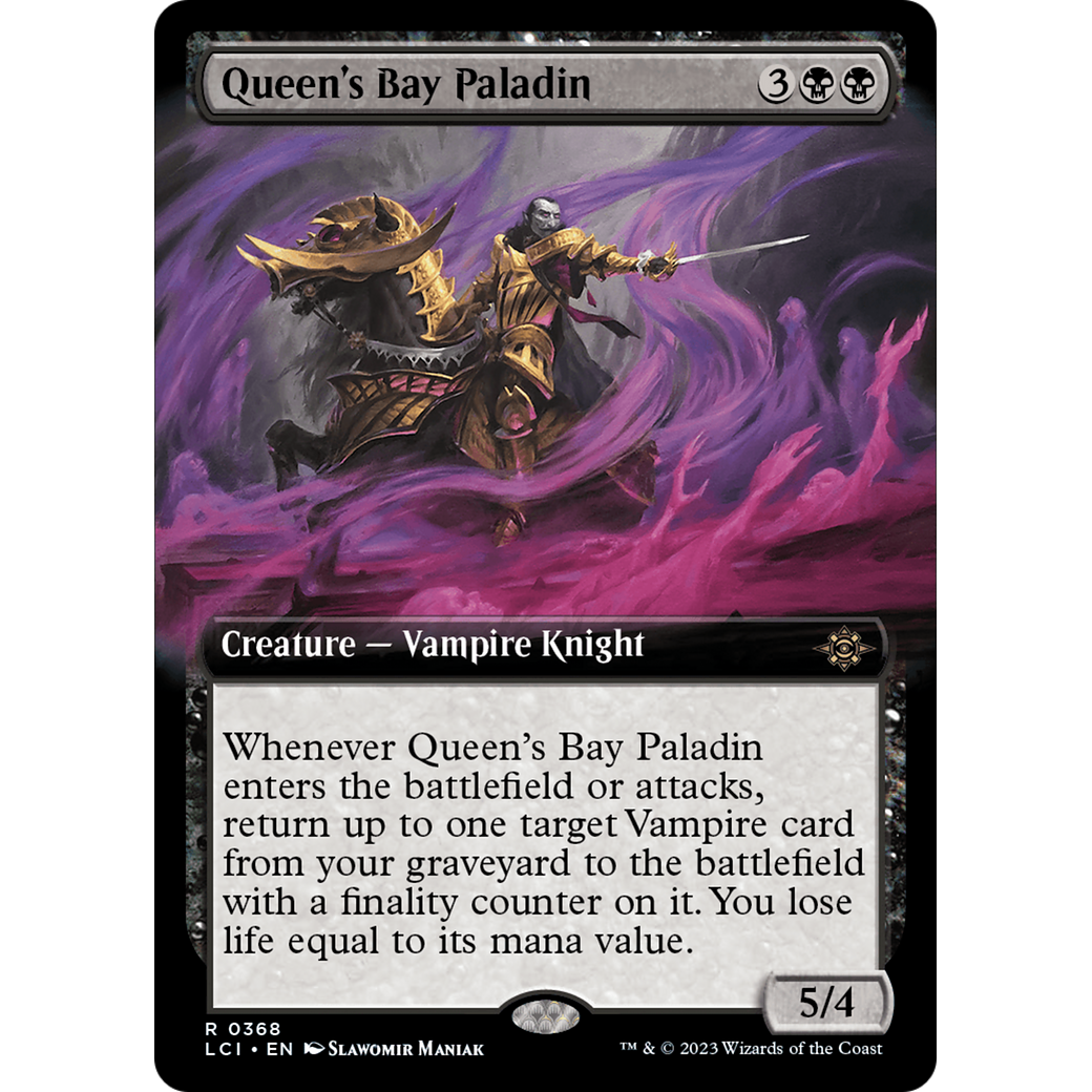 Queen's Bay Paladin (LCI-368) - The Lost Caverns of Ixalan: (Extended Art)