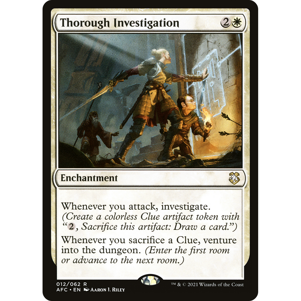 Thorough Investigation (AFC-012) - Forgotten Realms Commander