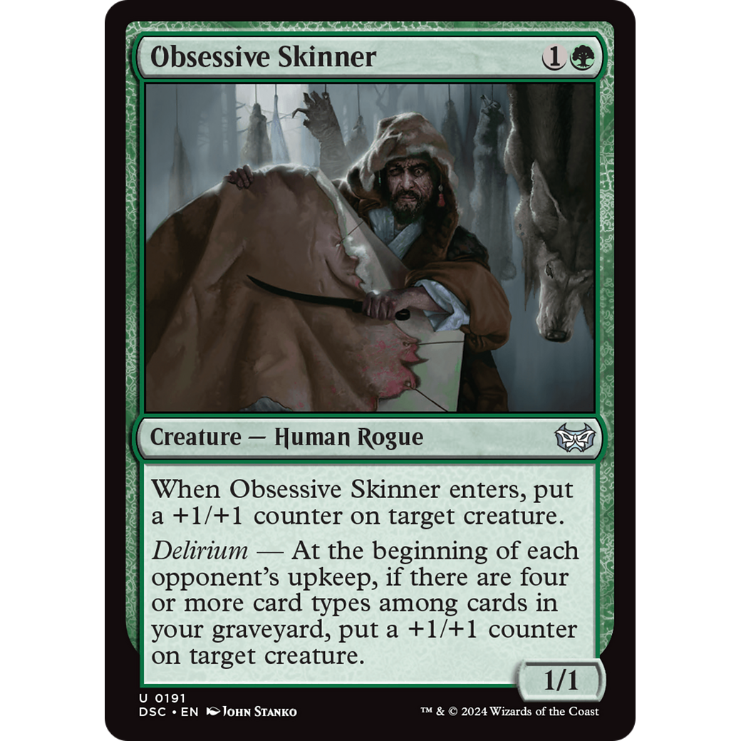 Obsessive Skinner (DSC-191) - Duskmourn: House of Horror Commander