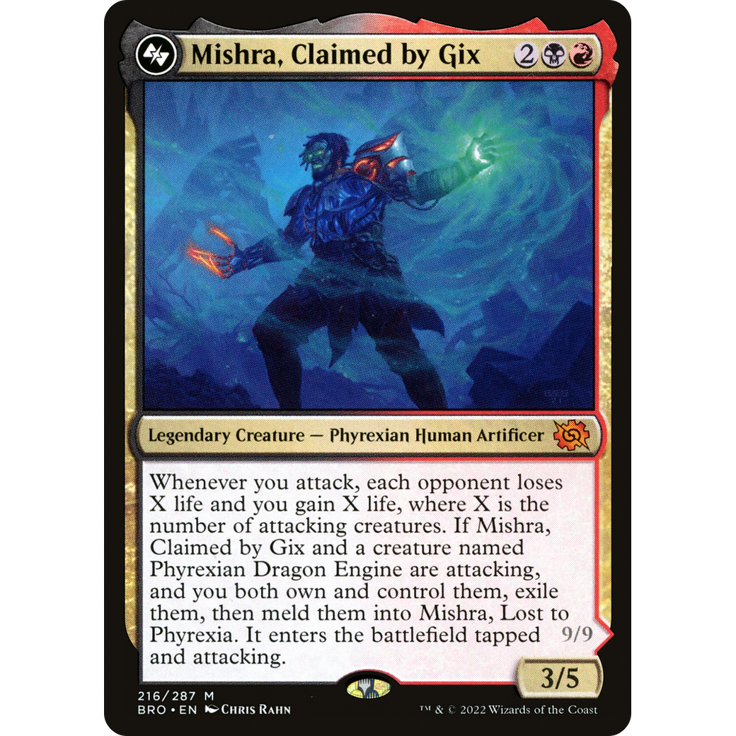Mishra, Claimed by Gix (BRO-216) - The Brothers' War Foil