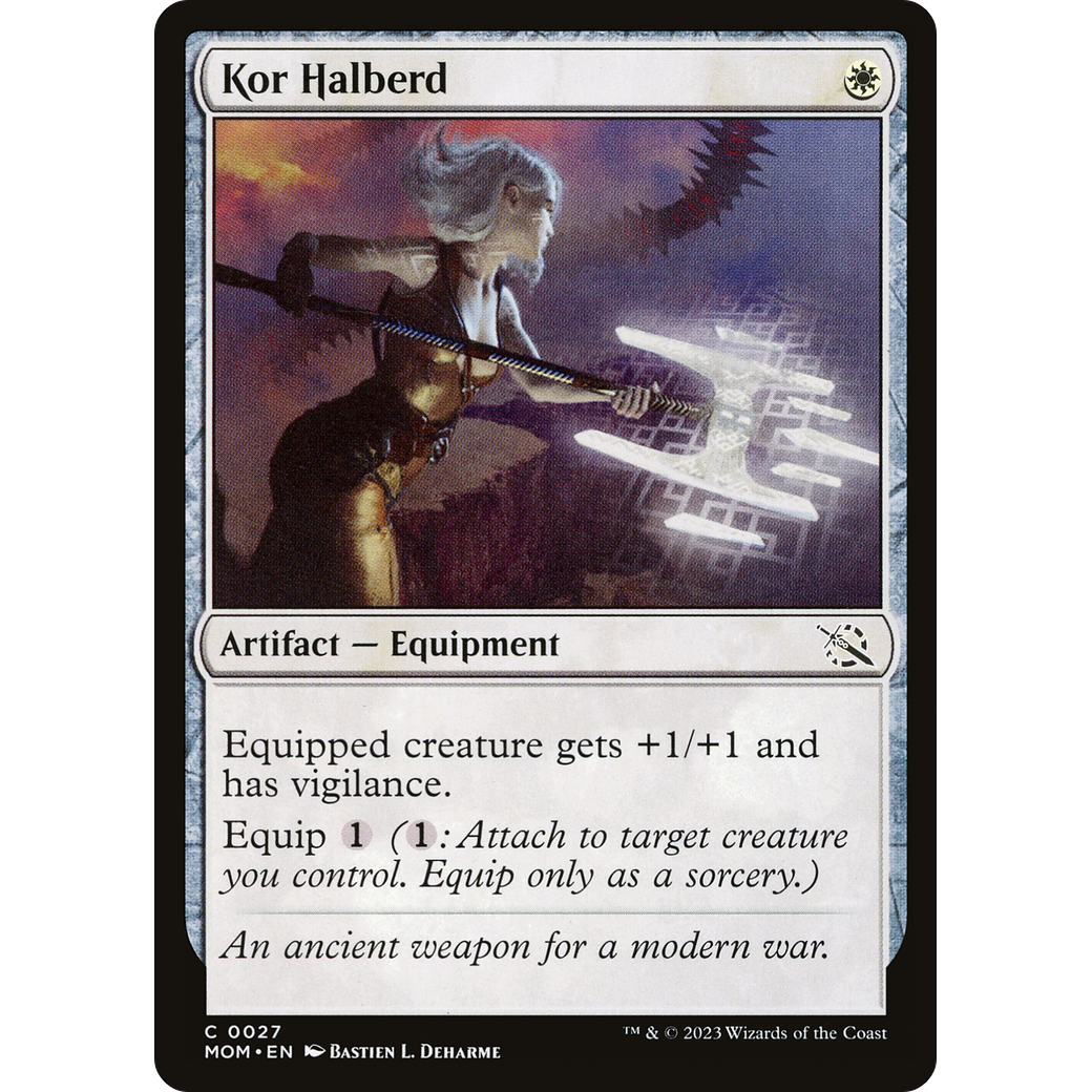 Kor Halberd (MOM-027) - March of the Machine Foil
