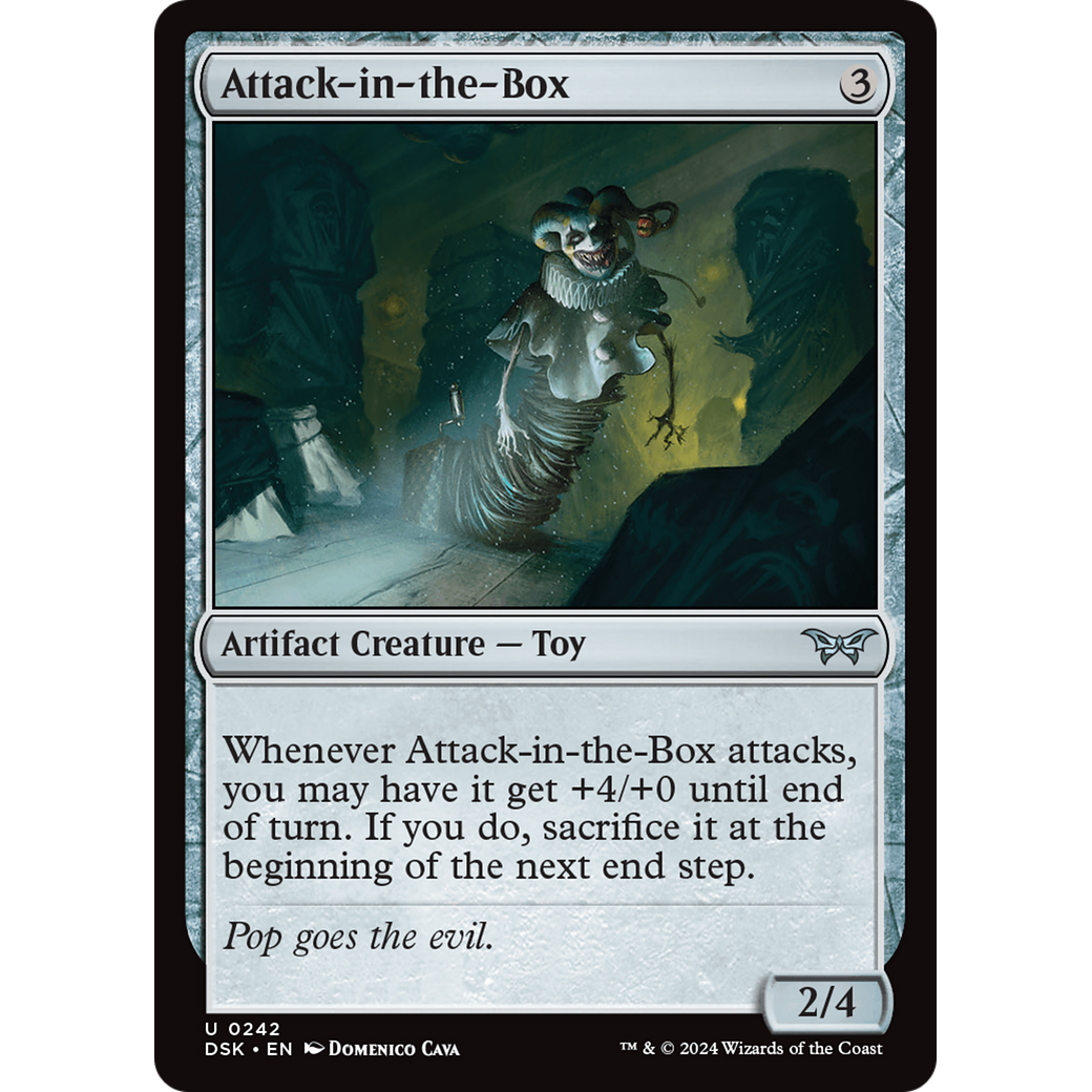 Attack-in-the-Box (DSK-242) - Duskmourn: House of Horror Foil