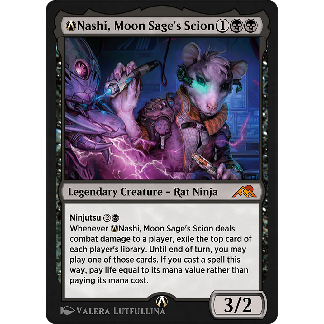 A-Nashi, Moon Sage's Scion (NEO-A-114) - Kamigawa: Neon Dynasty