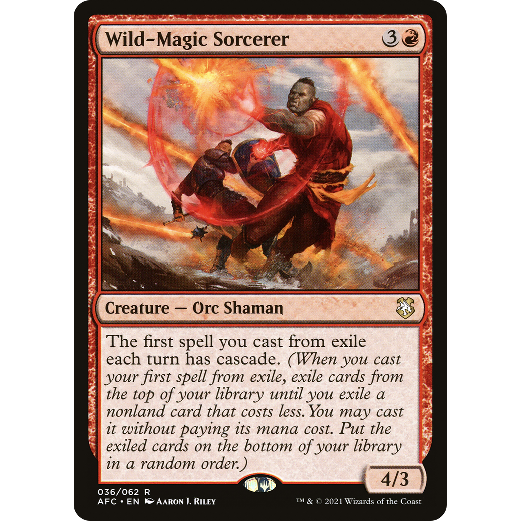 Wild-Magic Sorcerer (AFC-036) - Forgotten Realms Commander