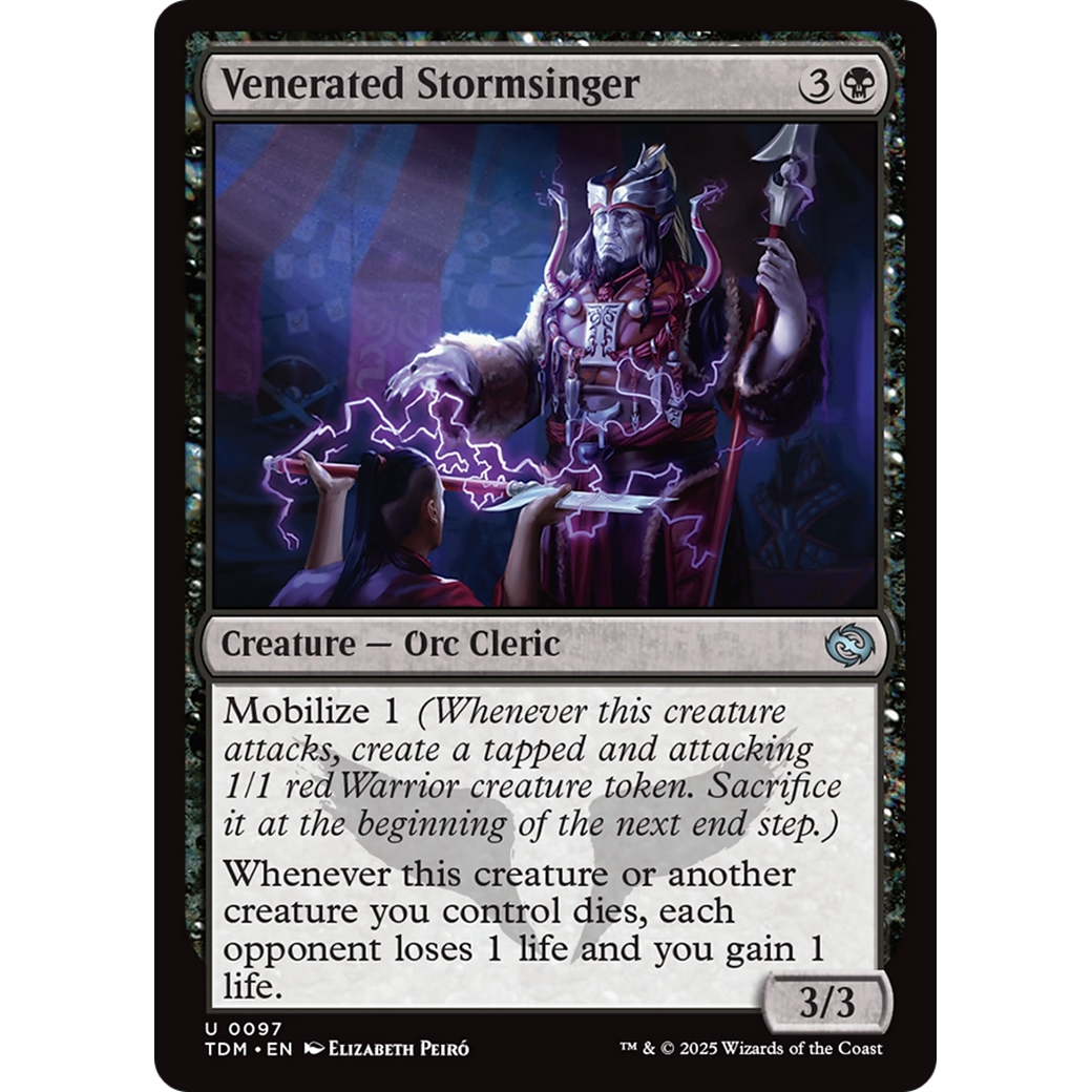 Venerated Stormsinger (TDM-097) - Tarkir: Dragonstorm