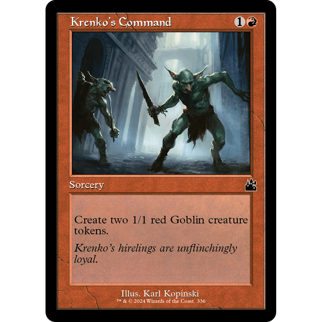 Krenko's Command (RVR-336) - Ravnica Remastered Foil