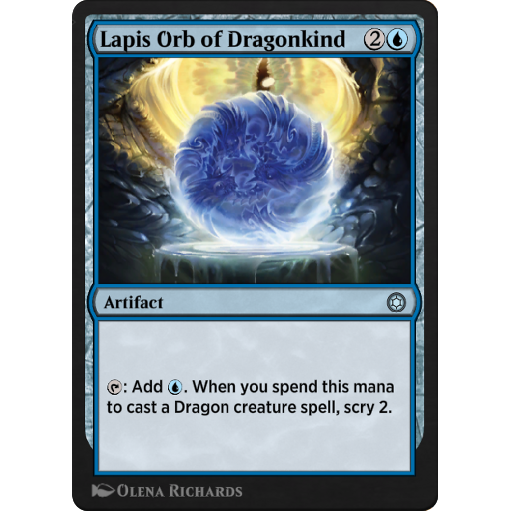 Lapis Orb of Dragonkind (HBG-127) - Alchemy Horizons: Baldur's Gate