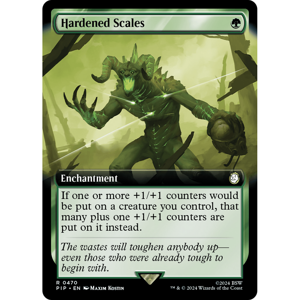 Hardened Scales (PIP-470) - Fallout: (Extended Art) Foil