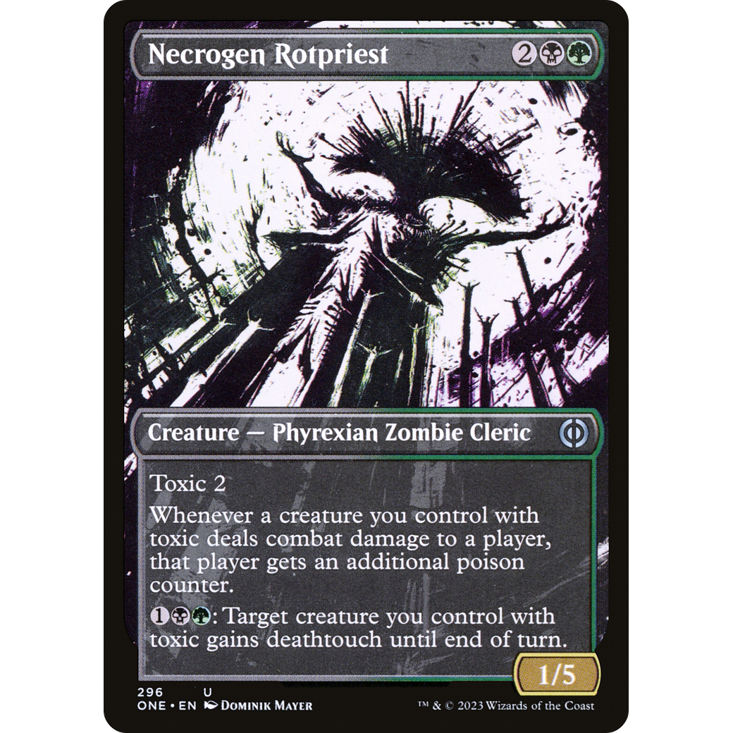 Necrogen Rotpriest (ONE-296) - Phyrexia: All Will Be One: (Showcase)