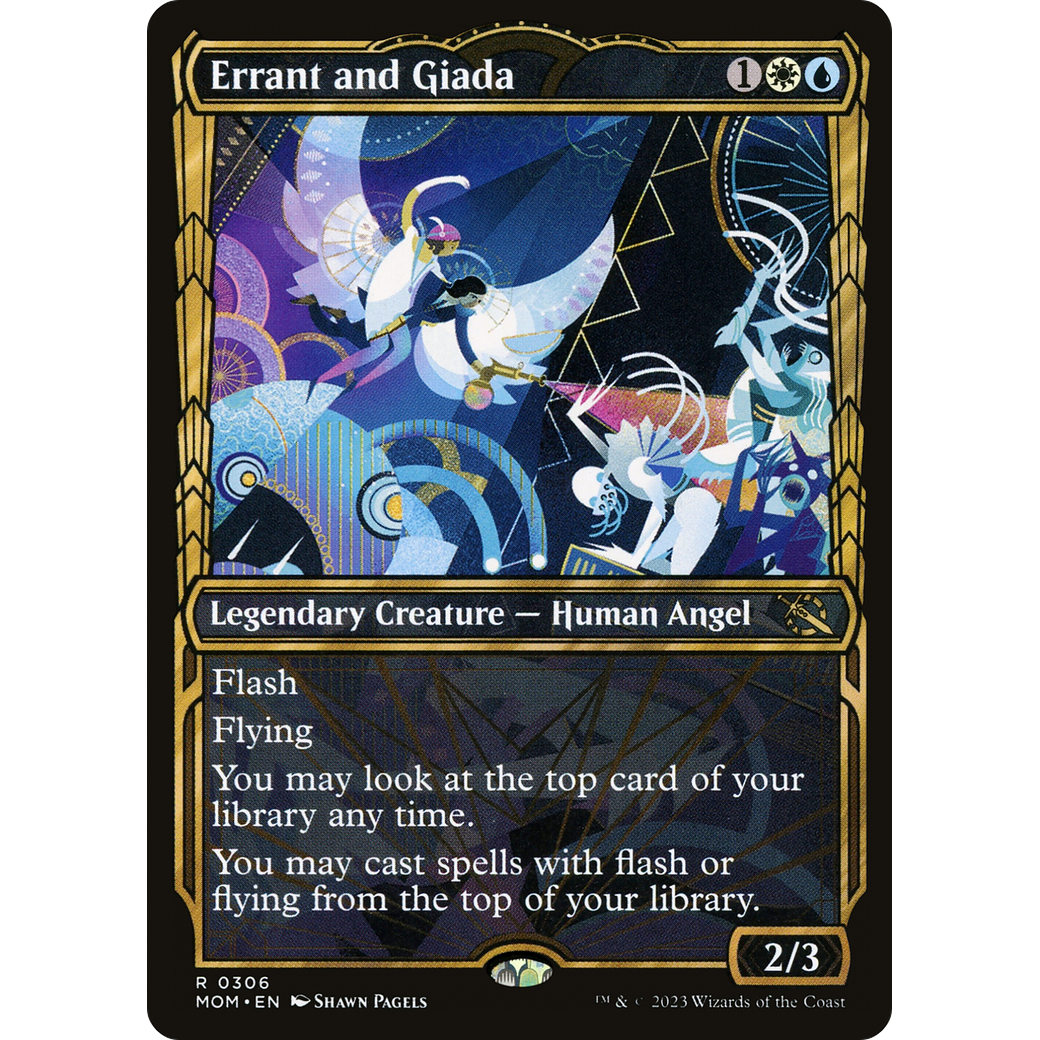 Errant and Giada (MOM-306) - March of the Machine: (Showcase) Foil