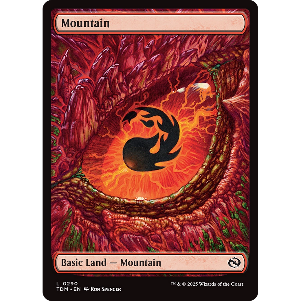 Mountain (TDM-290) - Tarkir: Dragonstorm Foil