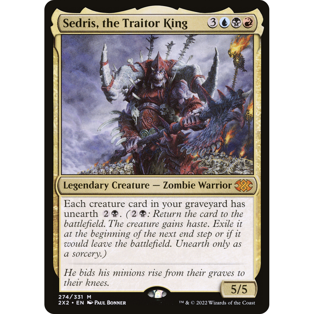 Sedris, the Traitor King (2X2-274) - Double Masters 2022 Foil