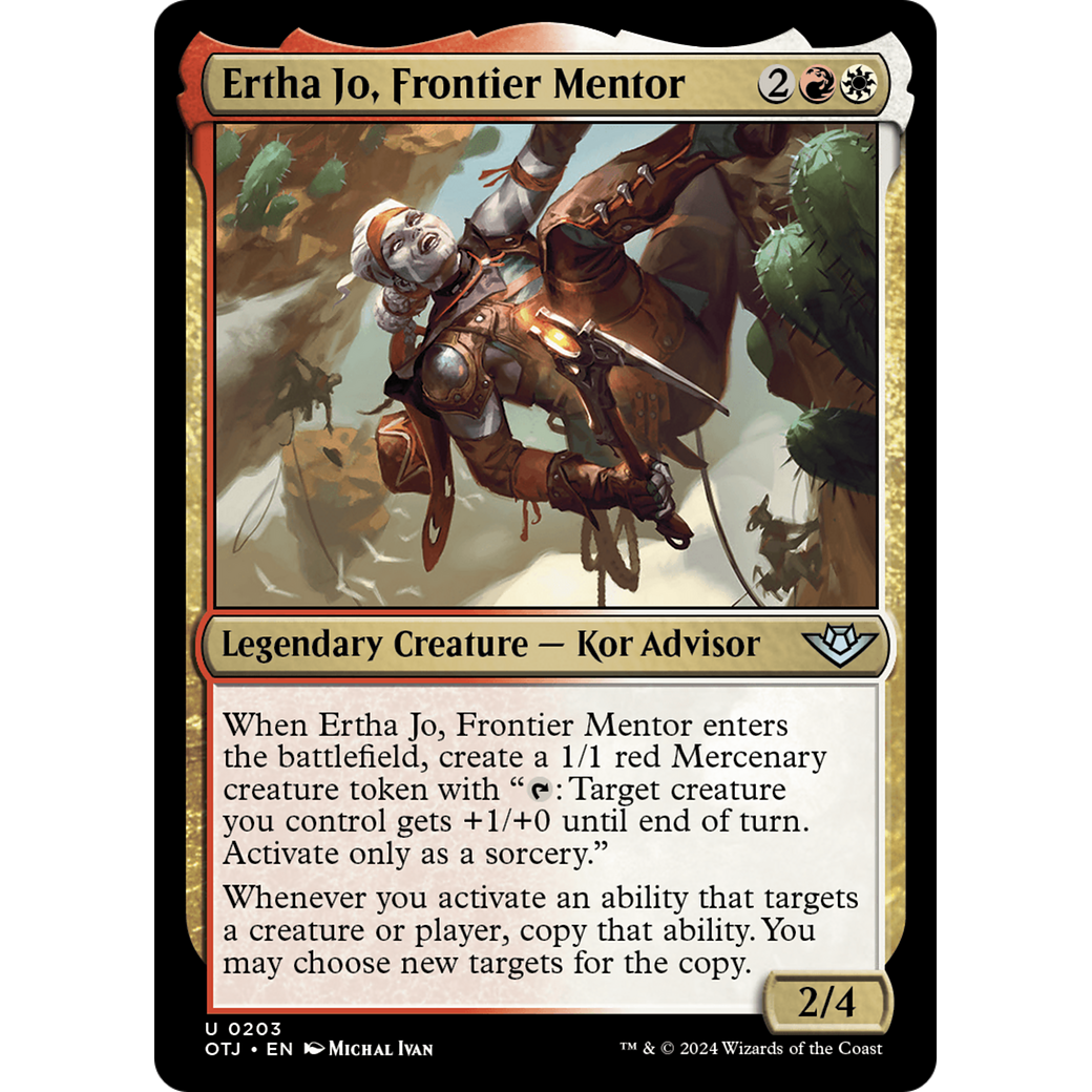 Ertha Jo, Frontier Mentor (OTJ-203) - Outlaws of Thunder Junction