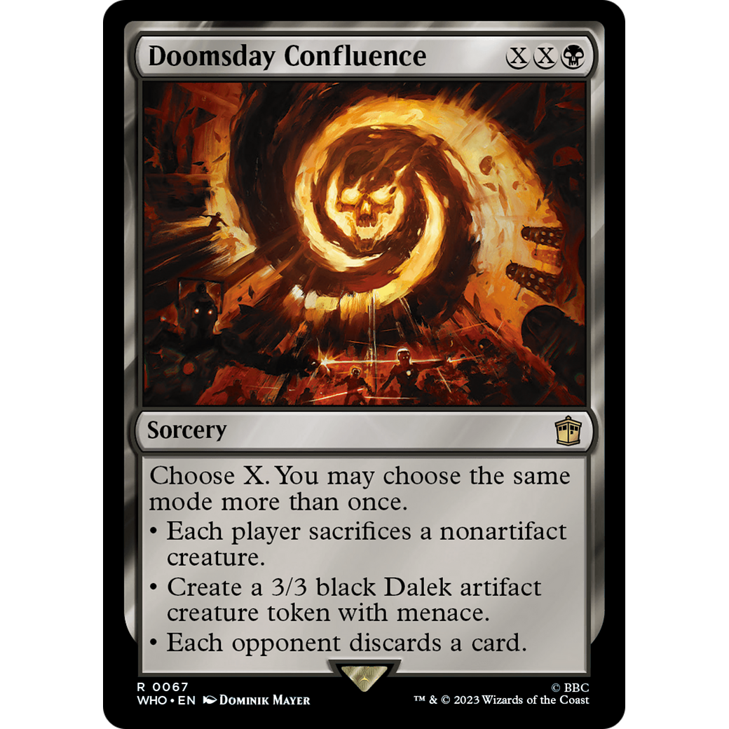 Doomsday Confluence (WHO-067) - Doctor Who Foil