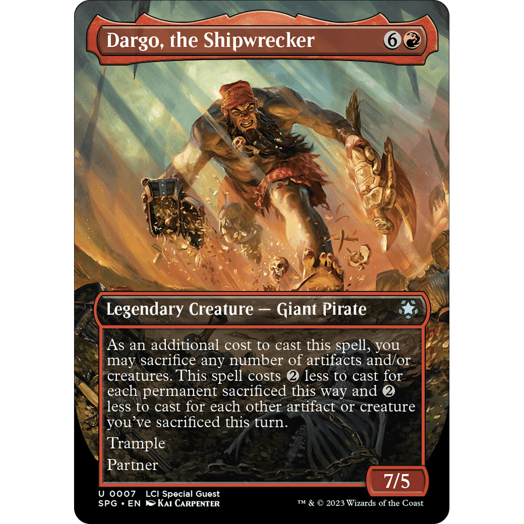 Dargo, the Shipwrecker (Borderless) (SPG-007) - Special Guests (Borderless)