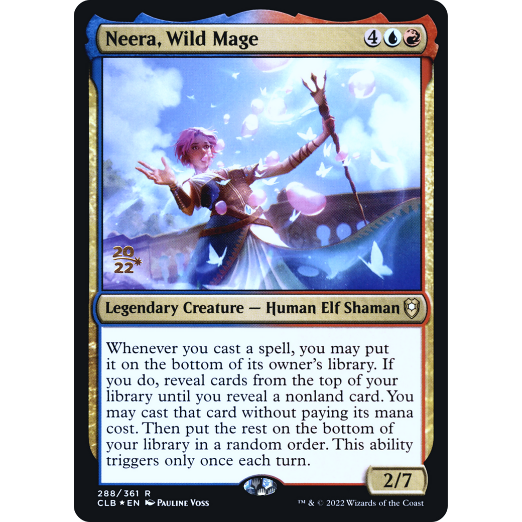 Neera, Wild Mage (PRE-288S) - Battle for Baldur's Gate Promos Foil