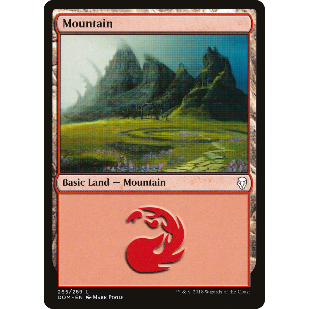 Mountain (265) (DOM-265) - Dominaria Foil