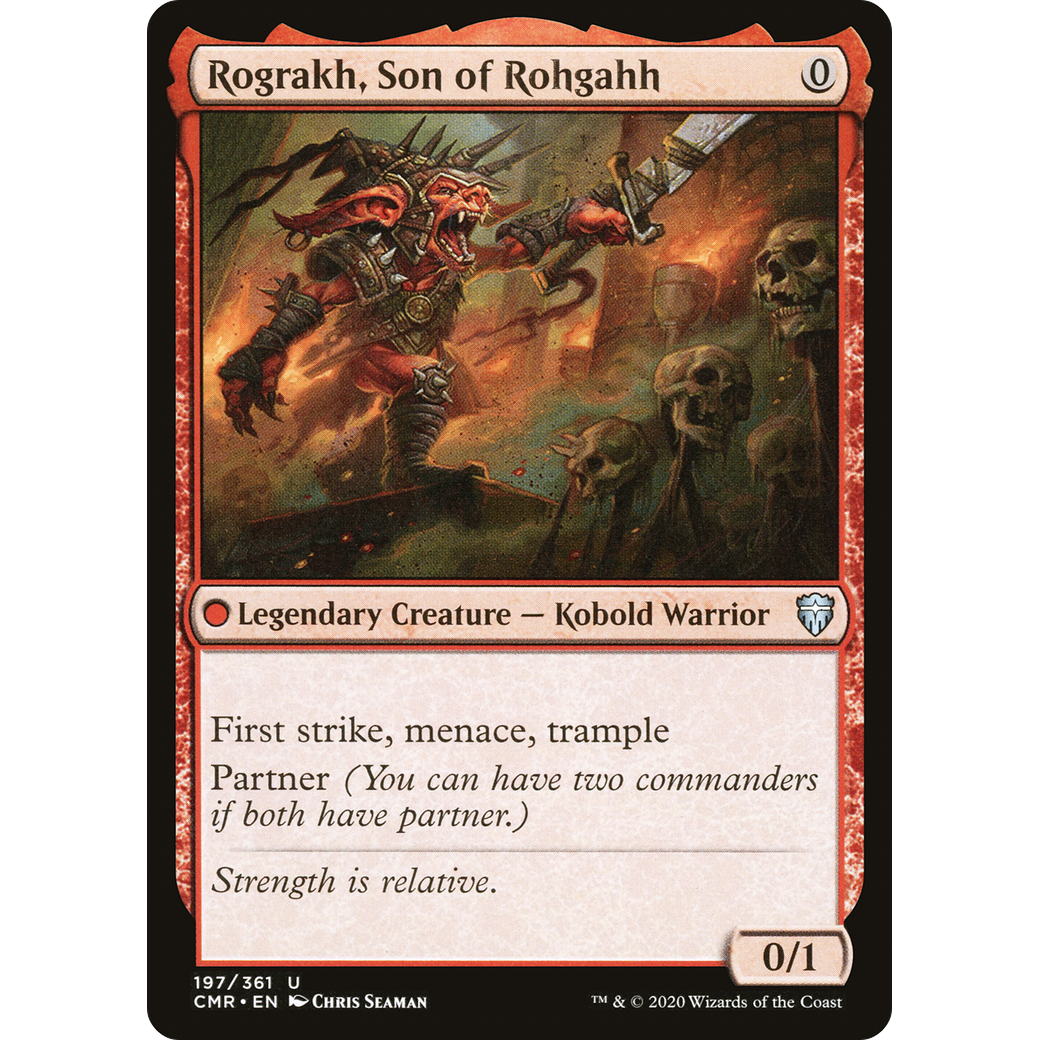 Rograkh, Son of Rohgahh (CMR-197) - Commander Legends Foil
