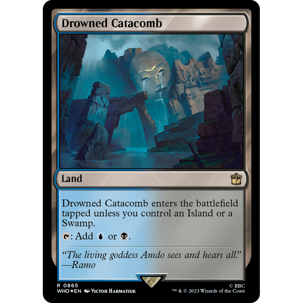 Drowned Catacomb (Surge Foil) (WHO-865) - Doctor Who Foil