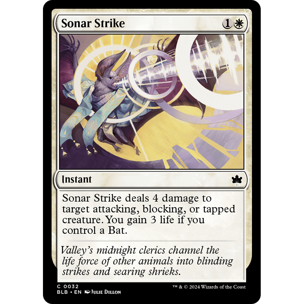 Sonar Strike (BLB-032) - Bloomburrow Foil