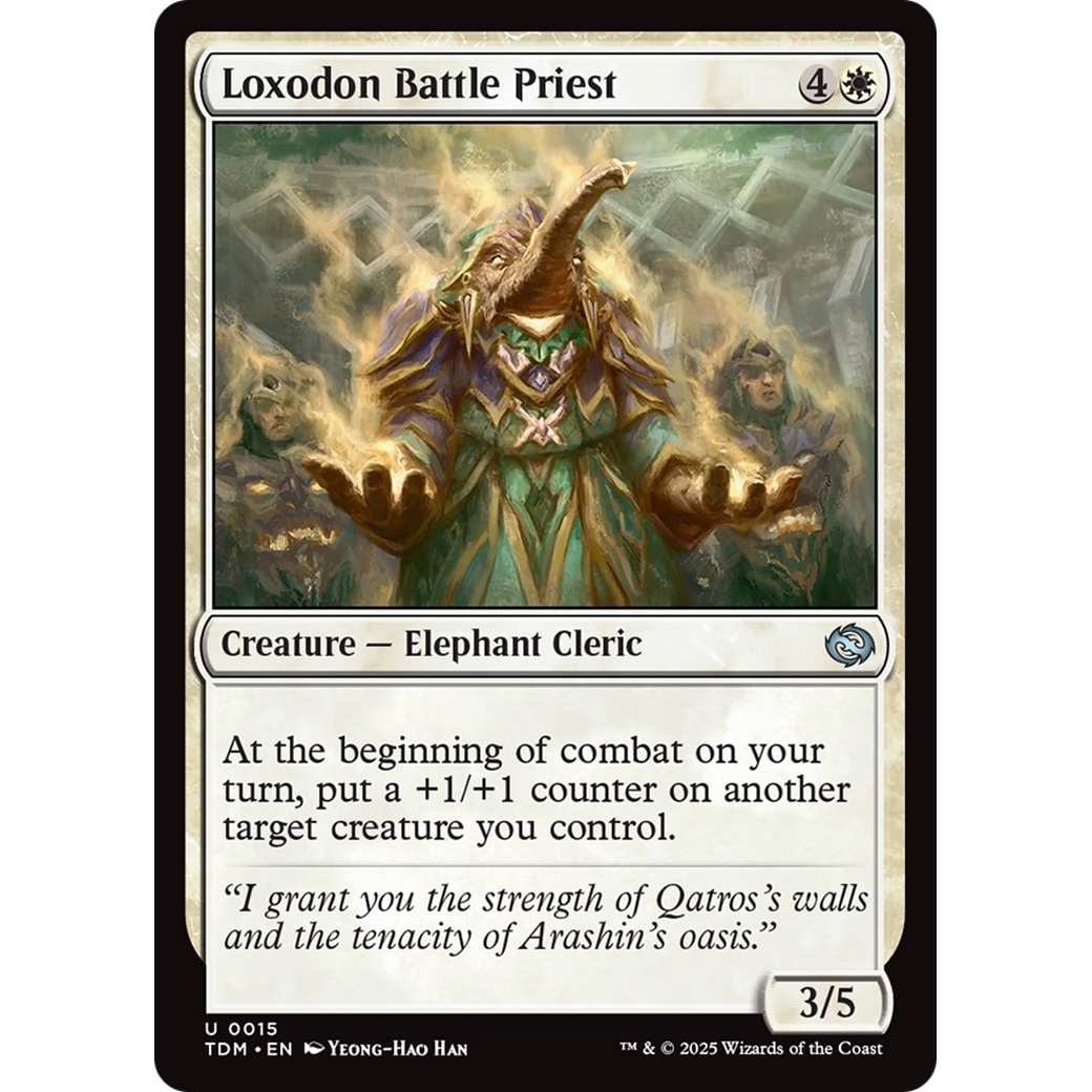 Loxodon Battle Priest (TDM-015) - Tarkir: Dragonstorm
