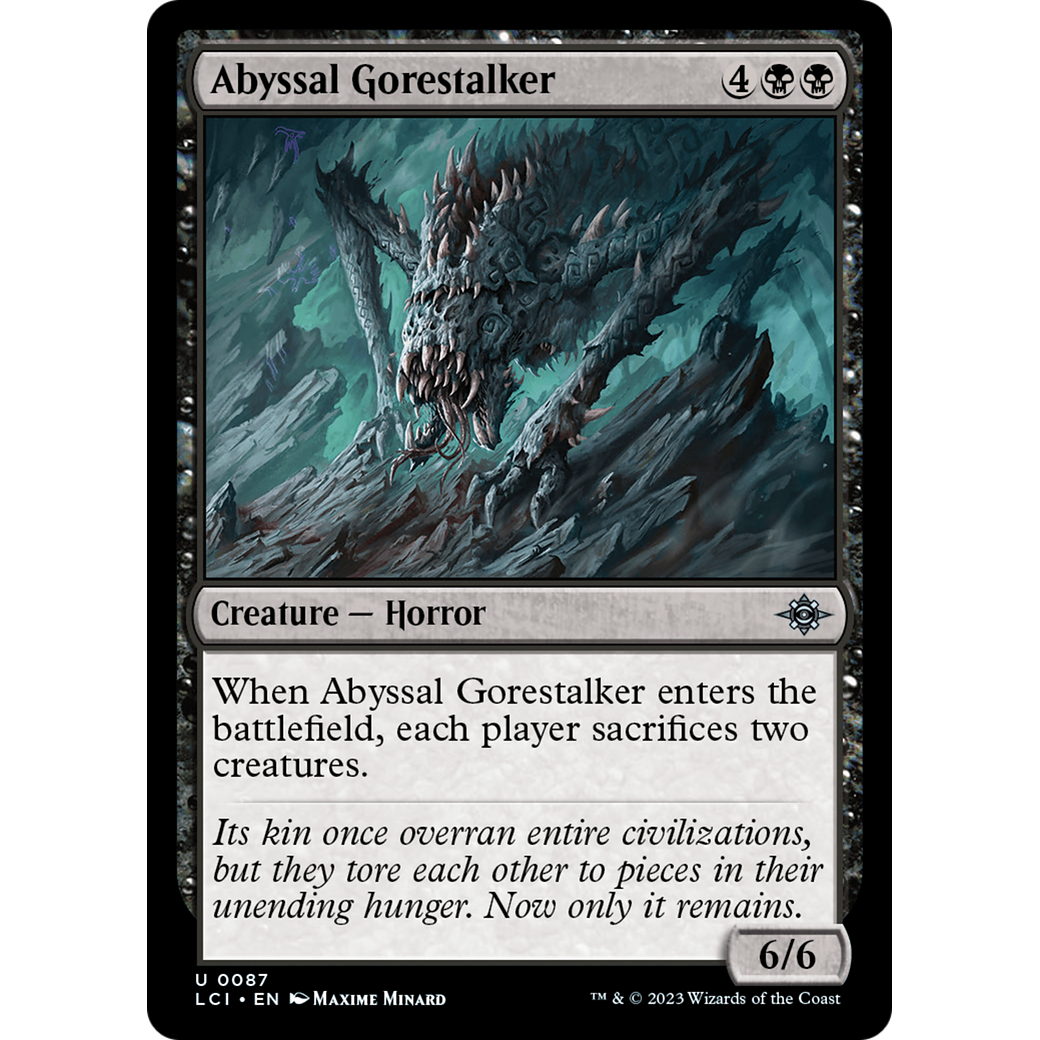Abyssal Gorestalker (LCI-087) - The Lost Caverns of Ixalan Foil