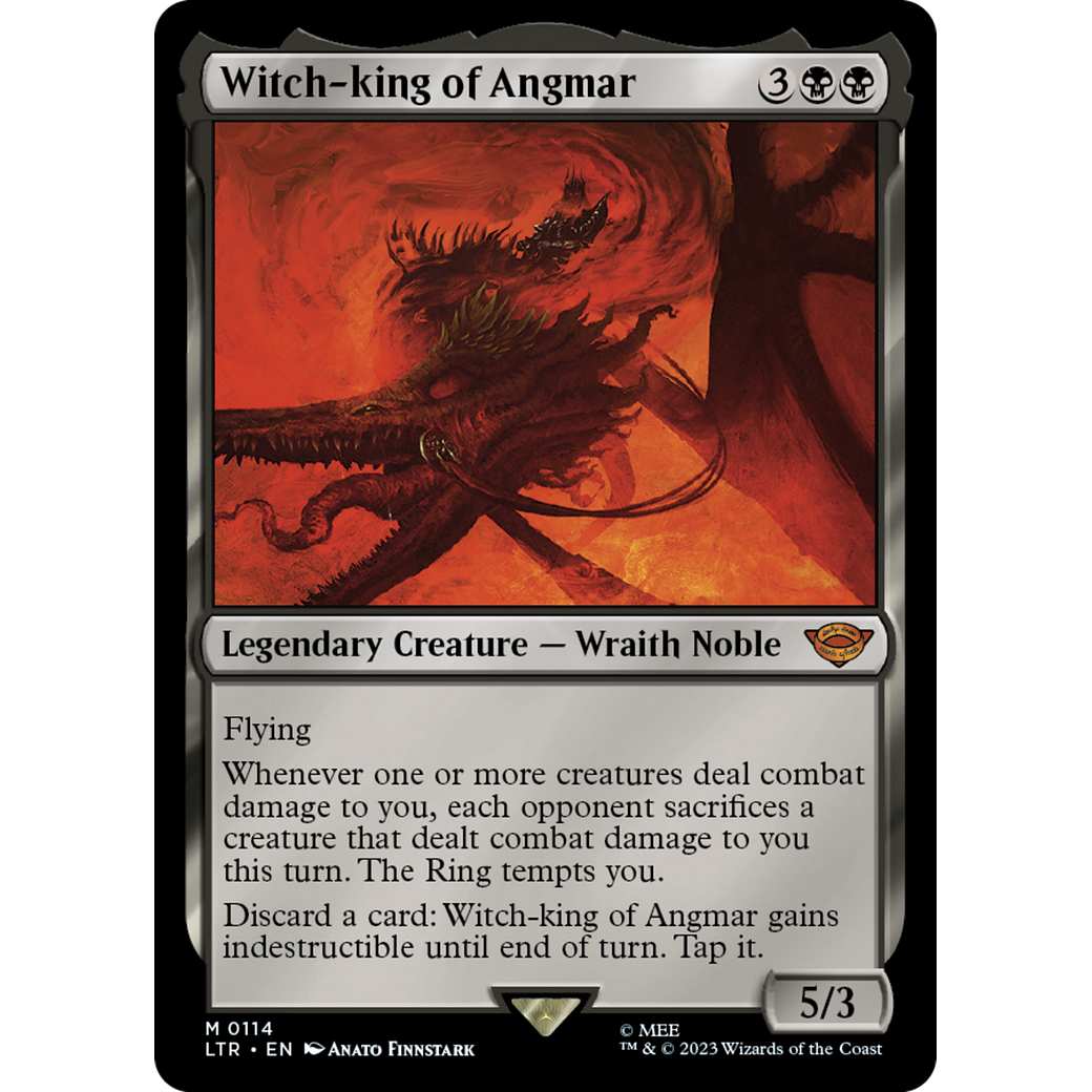 Witch-king of Angmar (LTR-114) - The Lord of the Rings: Tales of Middle-earth Foil