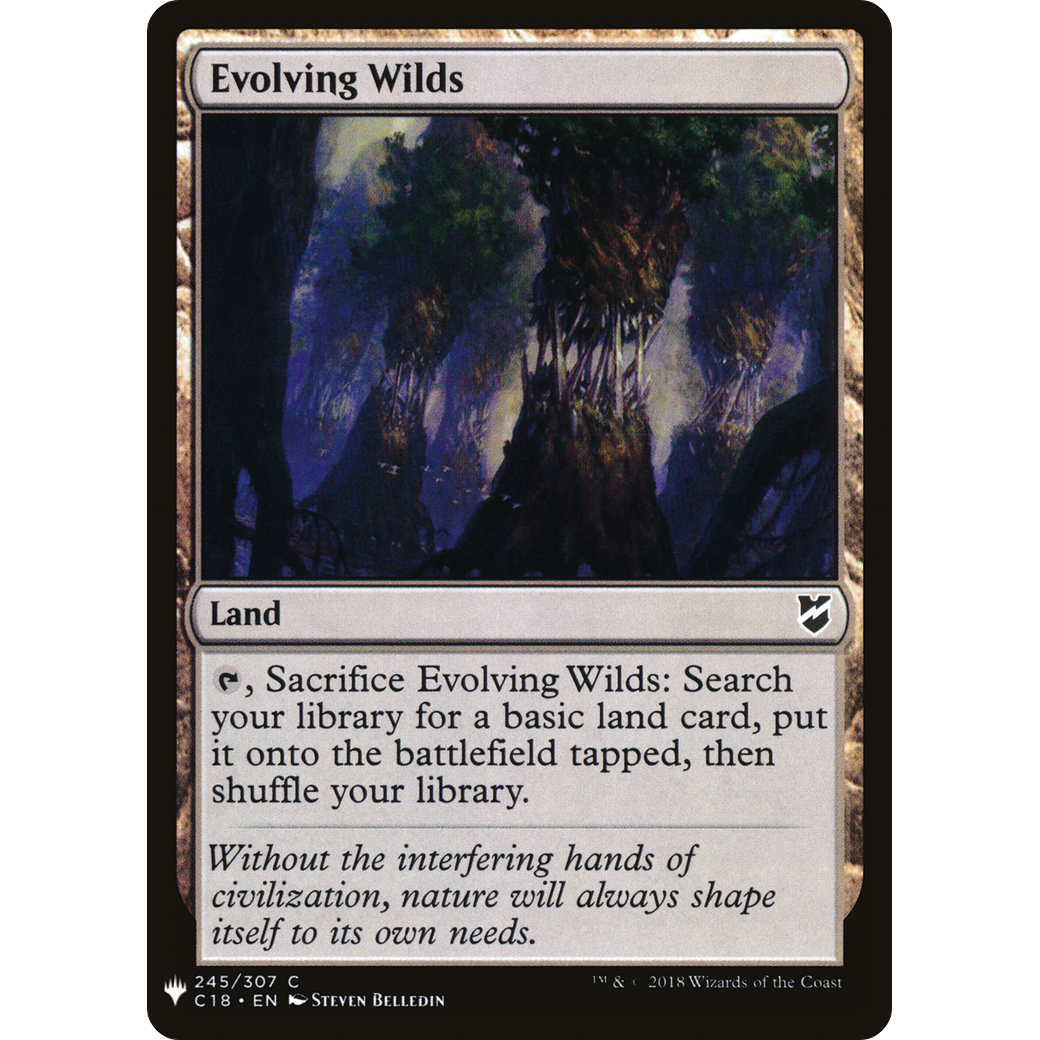 Evolving Wilds (C18) (LIST-245) - The List
