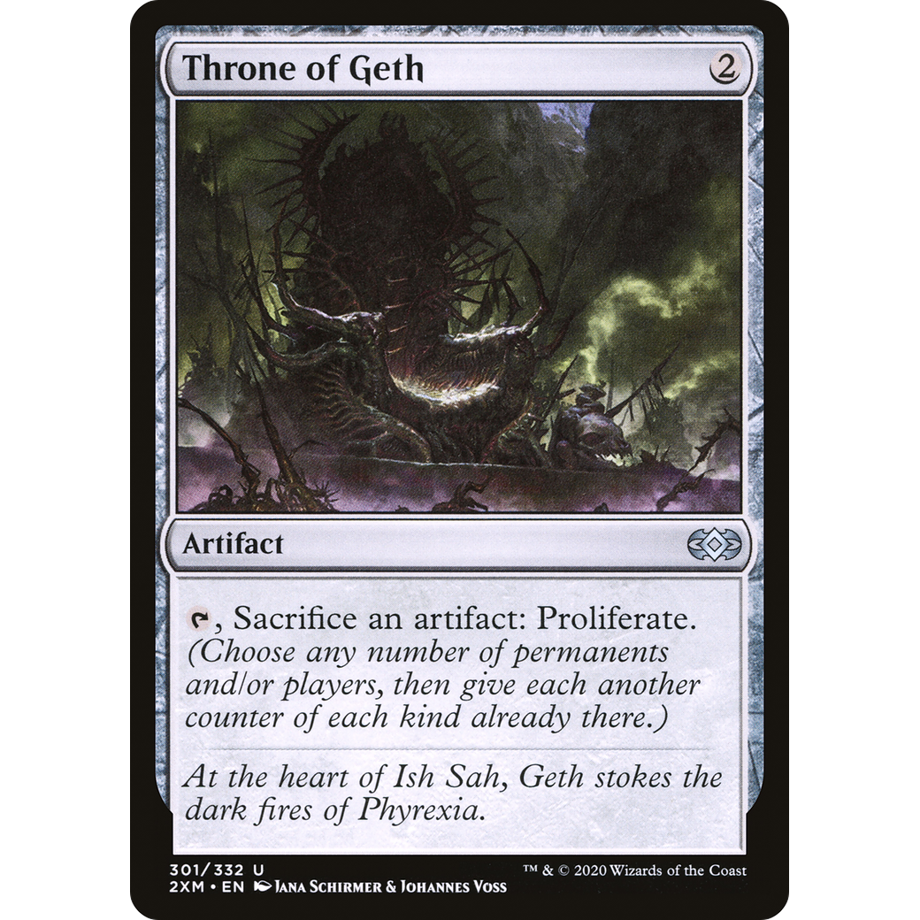 Throne of Geth (2XM-301) - Double Masters Foil