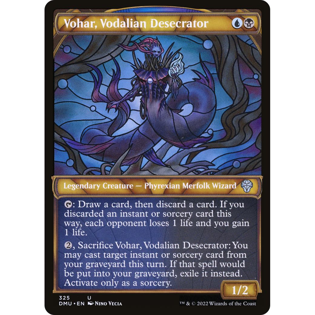 Vohar, Vodalian Desecrator (Showcase) (DMU-325) - Dominaria United: (Showcase) Foil