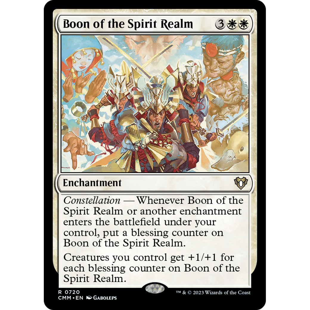 Boon of the Spirit Realm (CMM-720) - Commander Masters