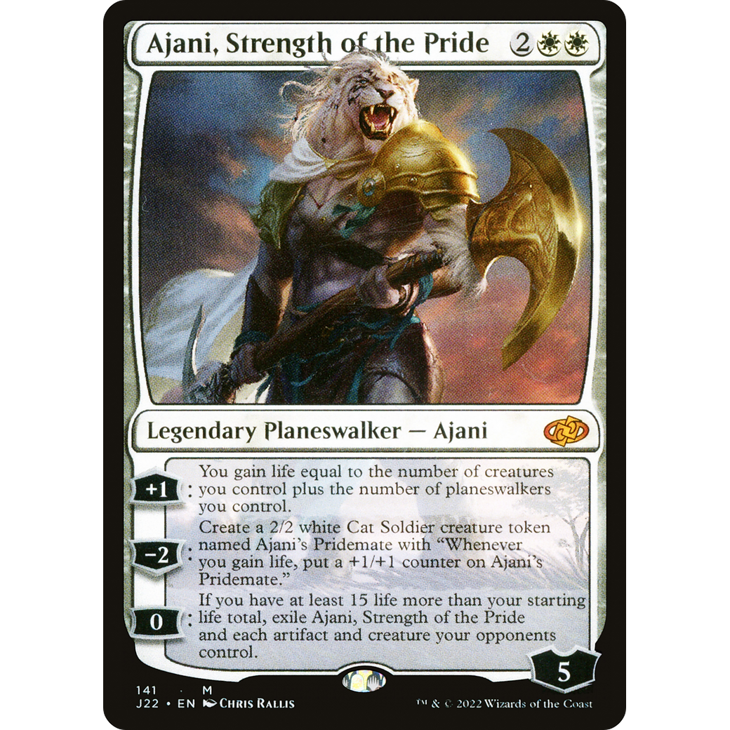 Ajani, Strength of the Pride (J22-141) - Jumpstart 2022
