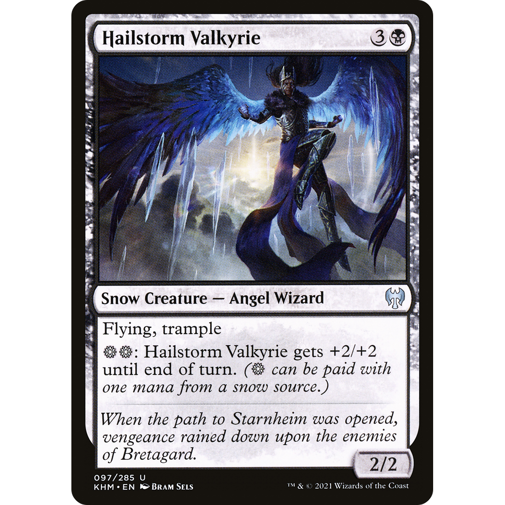 Hailstorm Valkyrie (KHM-097) - Kaldheim: (snow)