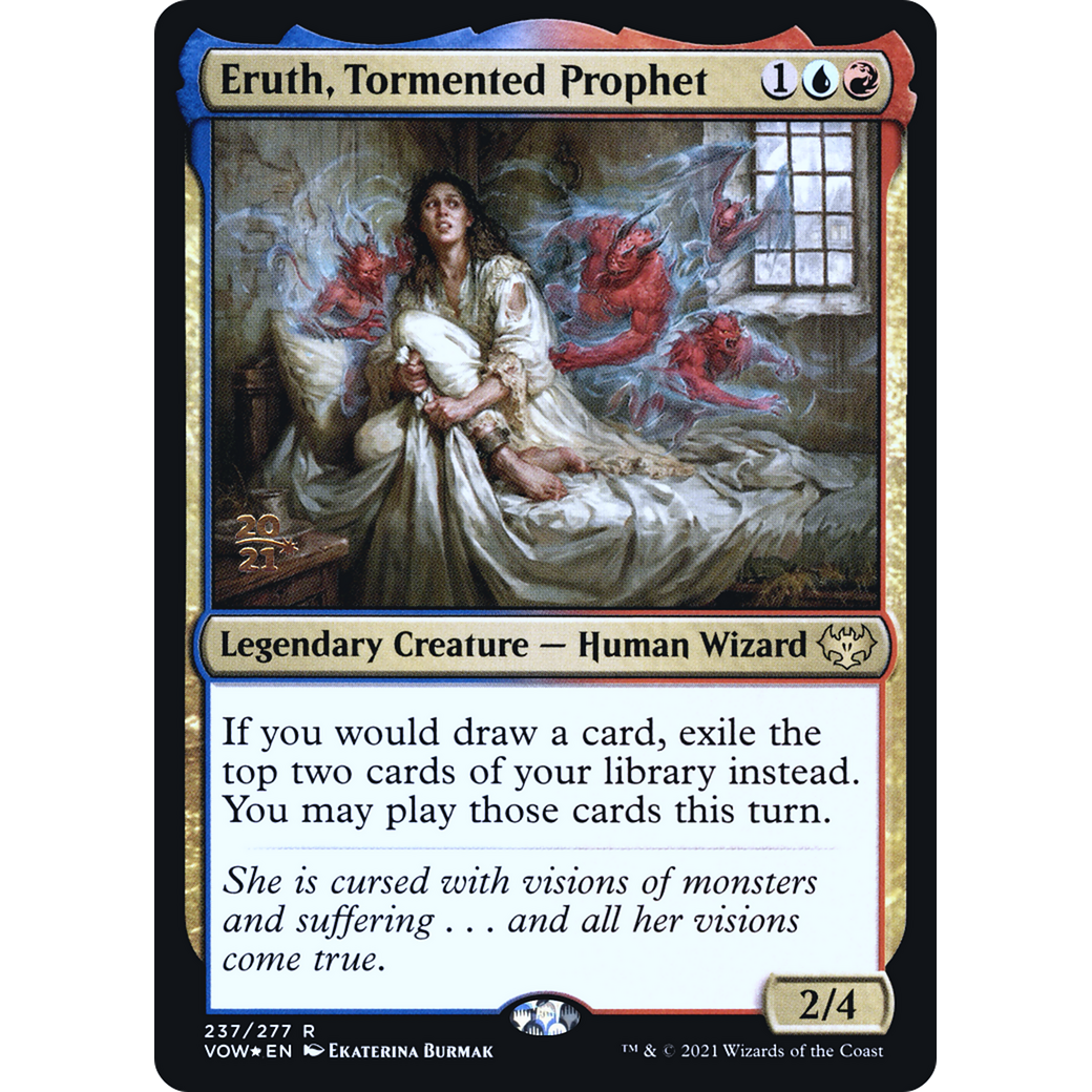 Eruth, Tormented Prophet (PRE-237) - Innistrad: Crimson Vow Promos Foil