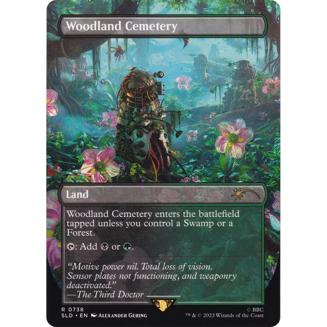 Woodland Cemetery (SLD-738) - Secret Lair Drop (Borderless) Foil