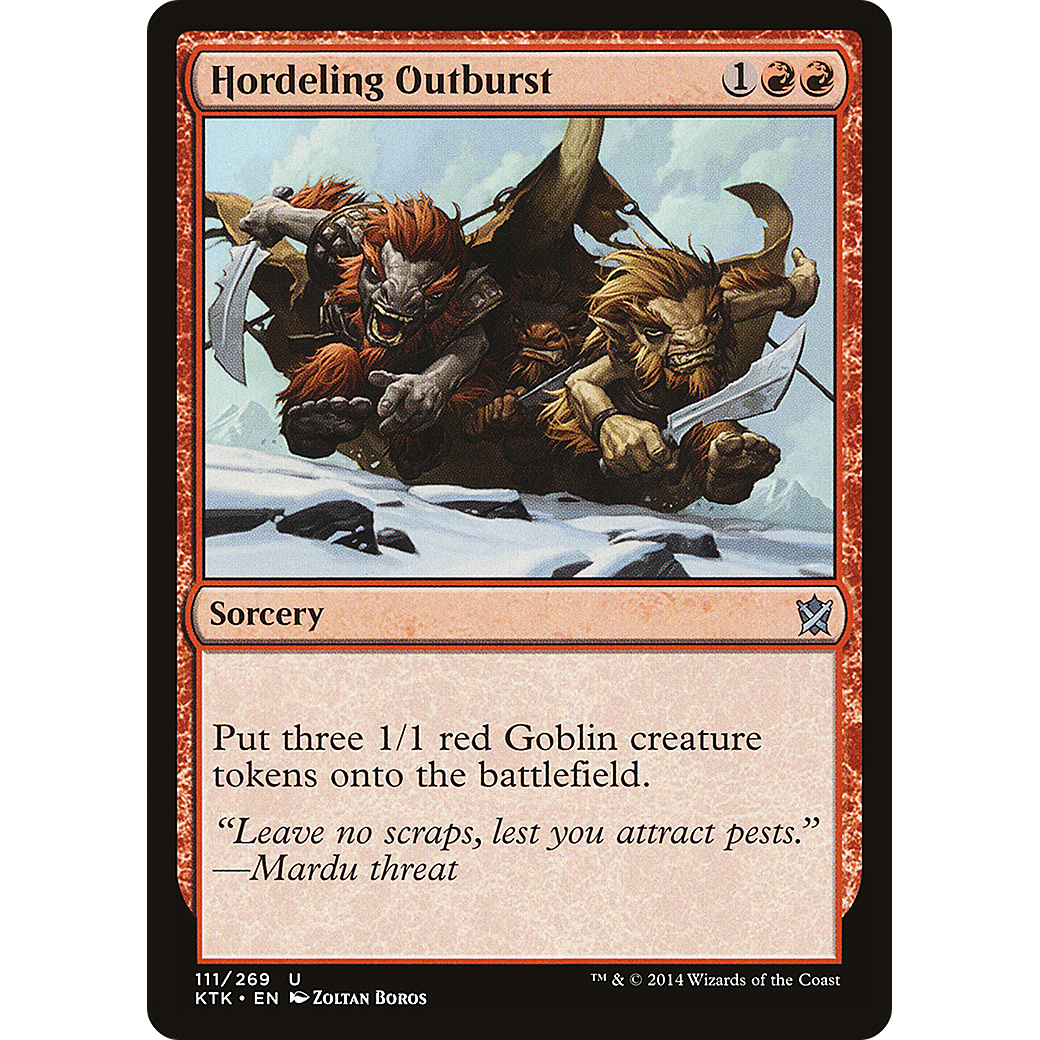 Hordeling Outburst (KTK-111) - Khans of Tarkir