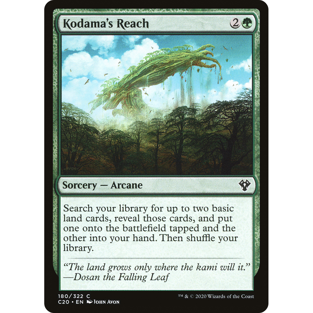 Kodama's Reach (C20-180) - Commander 2020