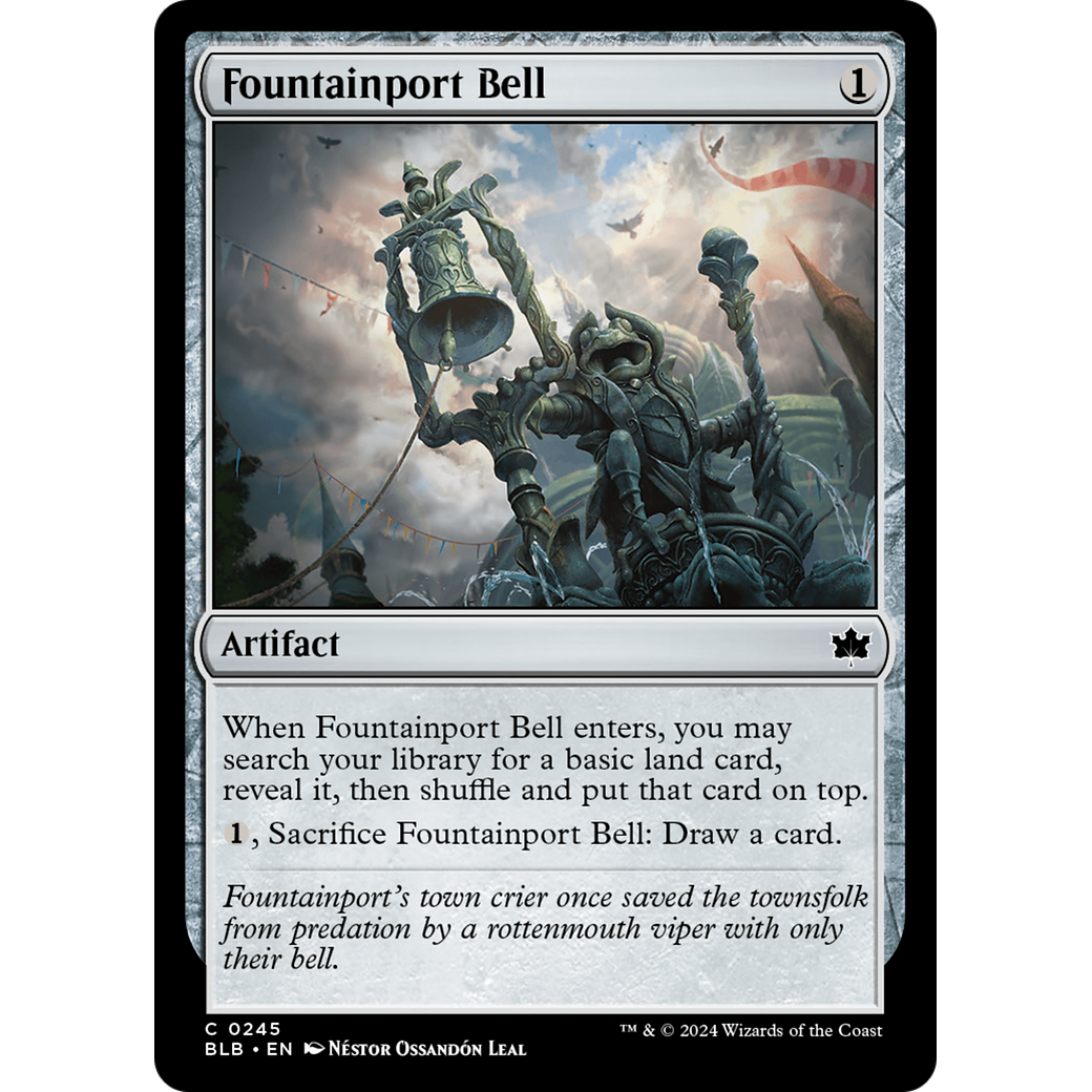 Fountainport Bell (BLB-245) - Bloomburrow Foil