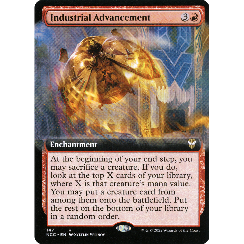Industrial Advancement (Extended Art) (NCC-147) - New Capenna Commander: (Extended Art)