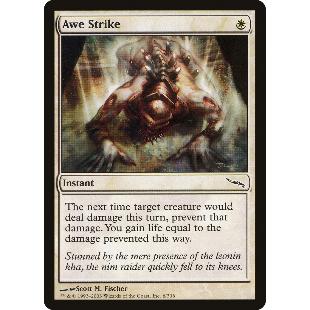 Awe Strike (MRD-006) - Mirrodin Foil