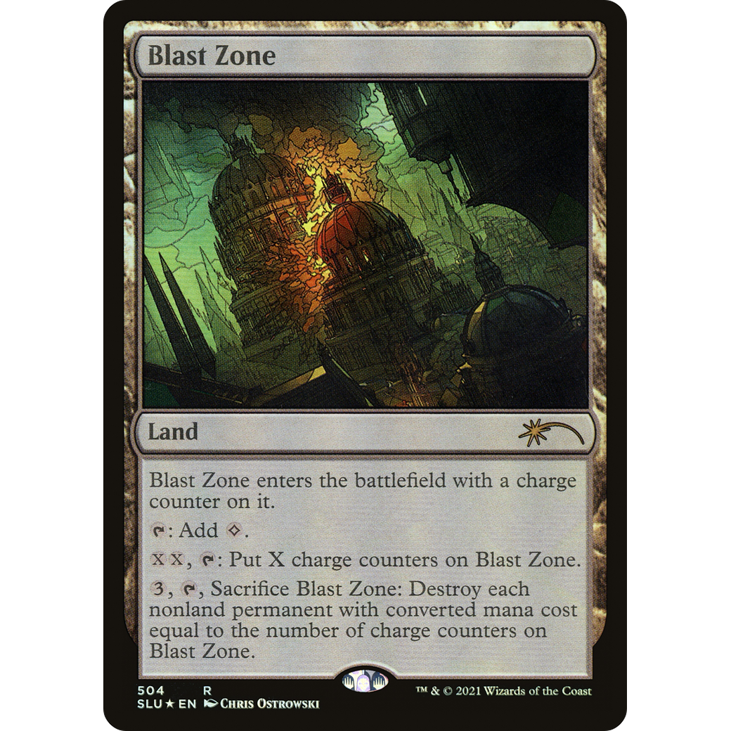 Blast Zone (SLU-504) - Secret Lair: Ultimate Edition Foil
