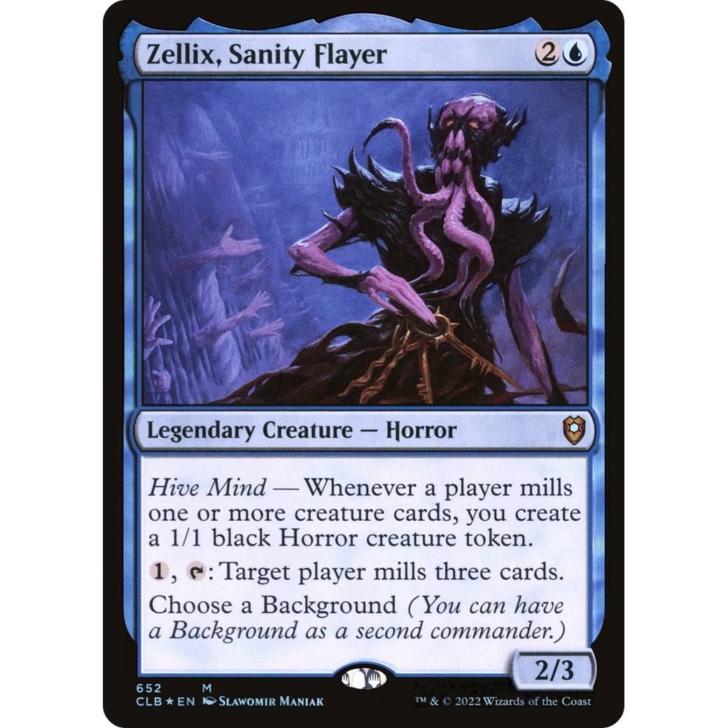 Zellix, Sanity Flayer (CLB-652) - Commander Legends: Battle for Baldur's Gate Foil