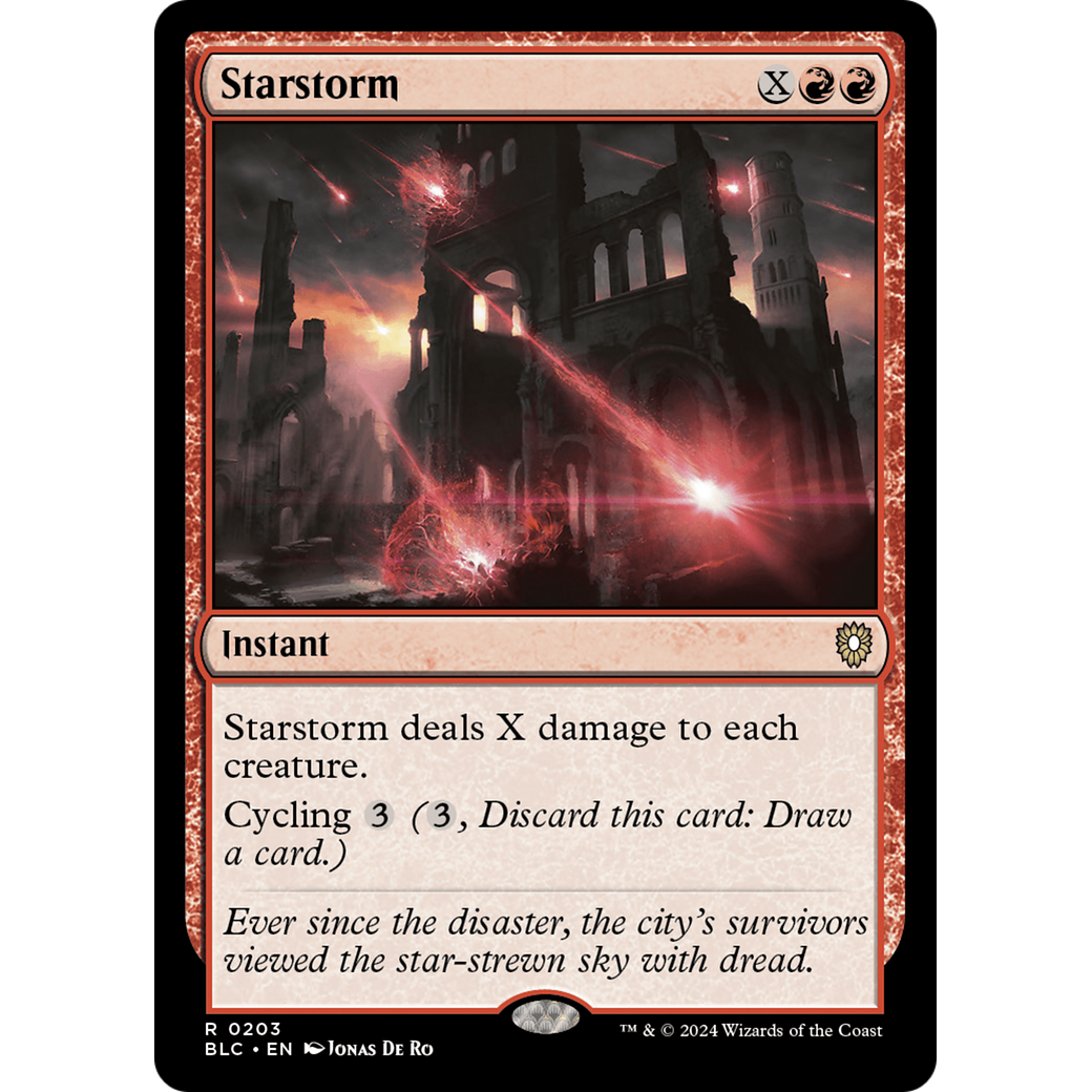 Starstorm (BLC-203) - Bloomburrow Commander