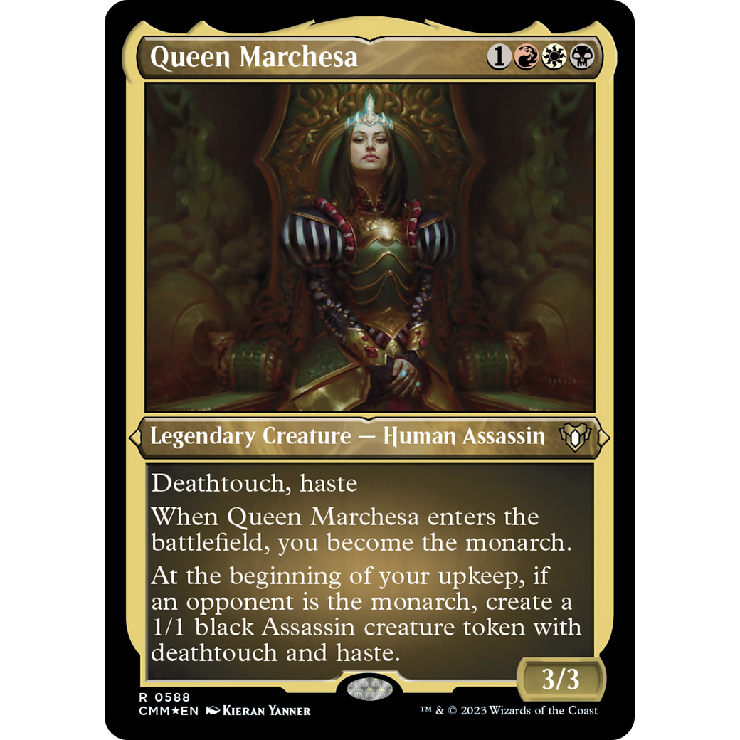 Queen Marchesa (CMM-588) - Commander Masters Etched Foil