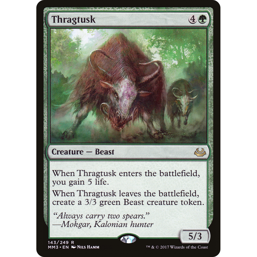 Thragtusk (MM3-143) - Modern Masters 2017